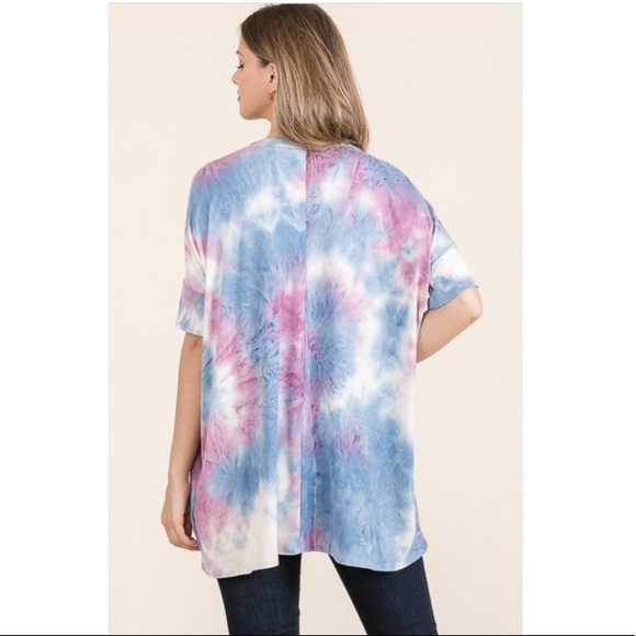❤️soft oversized tie-dye top - Picture 3 of 4
